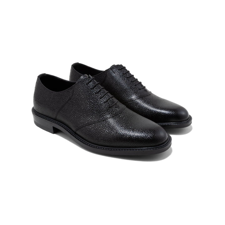 MENS CLASSIC SADDLE / BLACK SCOTCH GRAIN