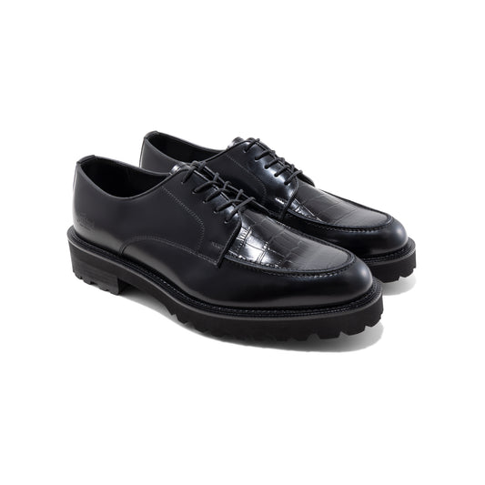 【26年3月7日(土)12:00発売開始】MENS NEW CLASSIC U-TIP / BLACK BLACK CROCODILE