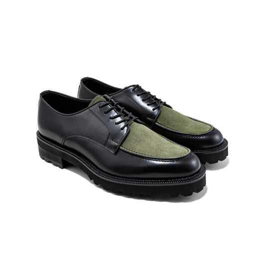 【6/13(Sat) 12:00発売開始】MENS NEW CLASSIC U-MOC LACE UP SHOES / BLACK KHAKI SUEDE
