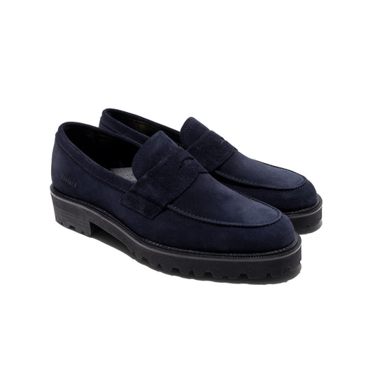【7/4(sat) 12:00 発売開始】MENS NEW CLASSIC COIN LOAFERS / NAVY SUEDE