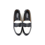 WOMENS TANK SOLE LOAFERS/BLACK WHITE 