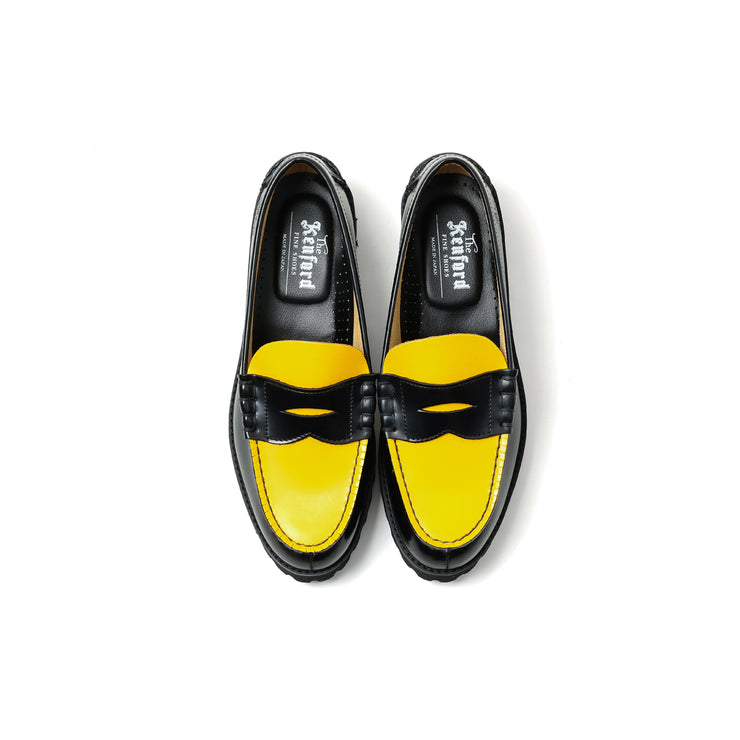 [Sales start on Friday, June 14th at 11:00] WOMENS TANK SOLE LOAFERS / BLACK YELLOW