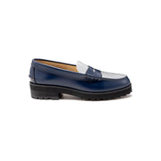 WOMENS TANK SOLE LOAFERS / NAVY GREY