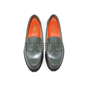 【8月30日（土） AVIREX 各店にて発売開始】WOMENS TANK SOLE LOAFERS "ICON of FLIGHT" / SAGE NYLON EMBOSSED