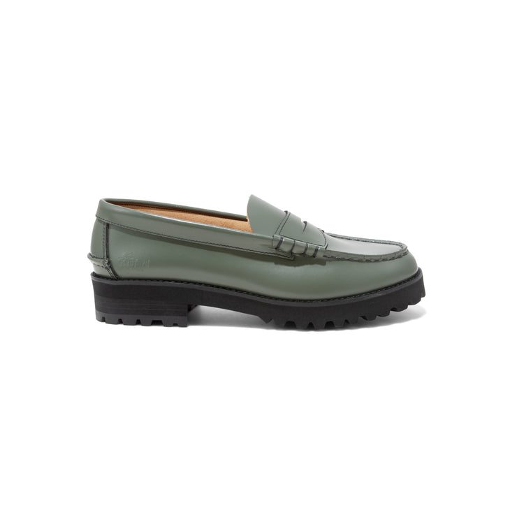 【8月30日（土） AVIREX 各店にて発売開始】WOMENS TANK SOLE LOAFERS "ICON of FLIGHT" / SAGE NYLON EMBOSSED