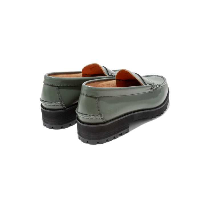 【8月30日（土） AVIREX 各店にて発売開始】WOMENS TANK SOLE LOAFERS "ICON of FLIGHT" / SAGE NYLON EMBOSSED