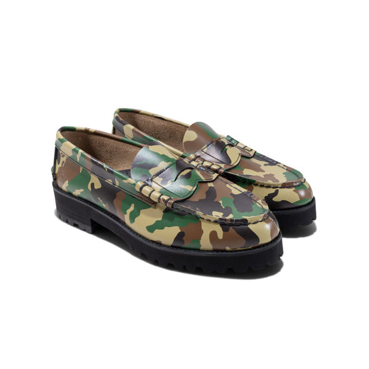 WOMENS TANK SOLE LOAFERS / WOODLAND CAMO