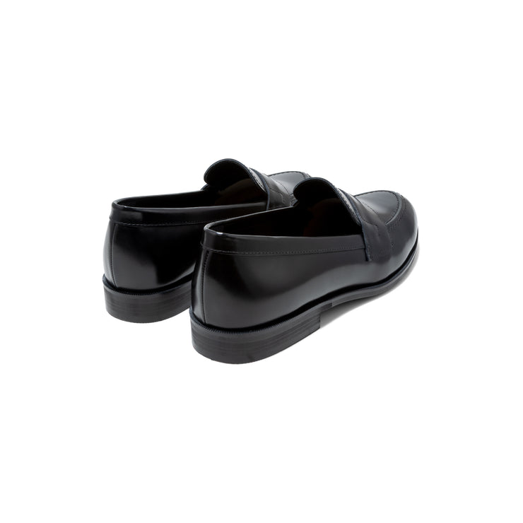 KENFORD WOMENS COIN LOAFERS / BLACK
