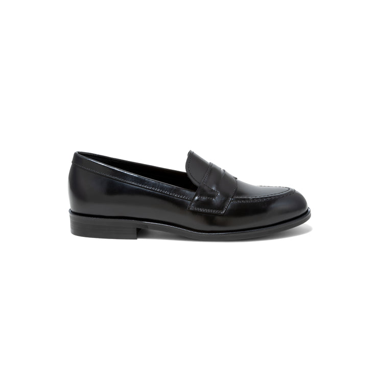 KENFORD WOMENS COIN LOAFERS / BLACK