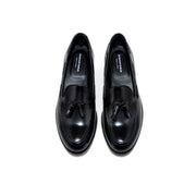 KENFORD WOMENS TASSEL LOAFERS / BLACK