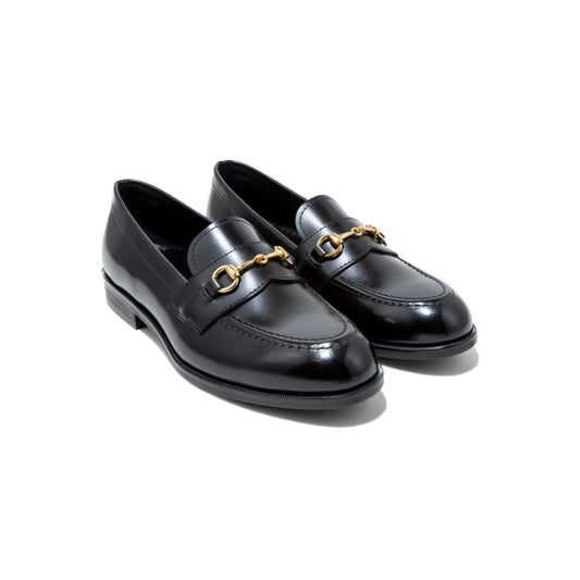 KENFORD WOMENS BIT LOAFERS / BLACK