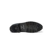 KENFORD WOMENS TANK SOLE EMBOSSED LOAFERS / BLACK PAISLEY
