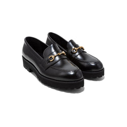 KENFORD WOMENS TANK SOLE BIT LOAFERS / BLACK