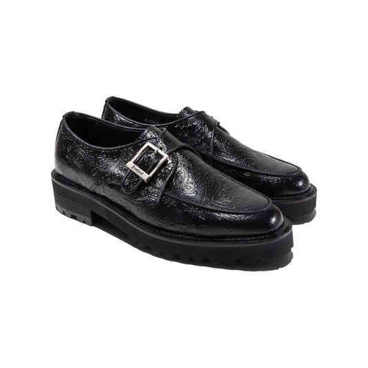 【9/12(Sat) 12:00 発売開始】WOMENS NEW CLASSIC U-MOC MONK STRAP / BLACK PAISLEY