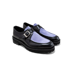 【8/22(Sat) 12:00 発売開始】WOMENS NEW CLASSIC U-MOC MONK STRAP / BLACK PURPLE SUEDE