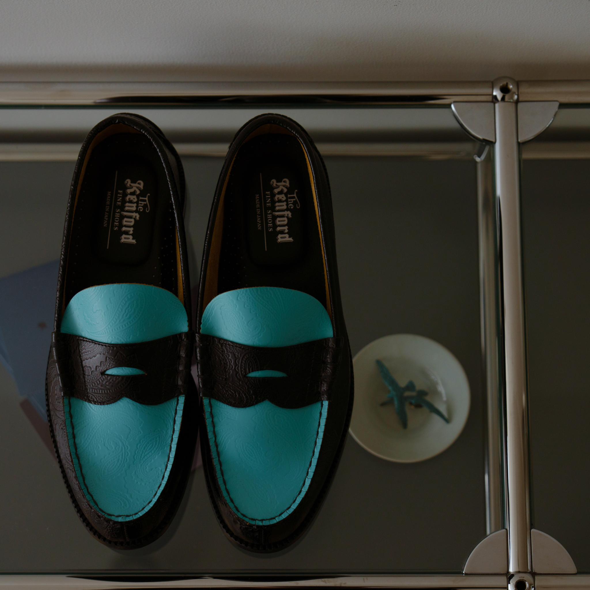The Kenford fine shoes ローファー ペイズリー 24.5 kenford fine 